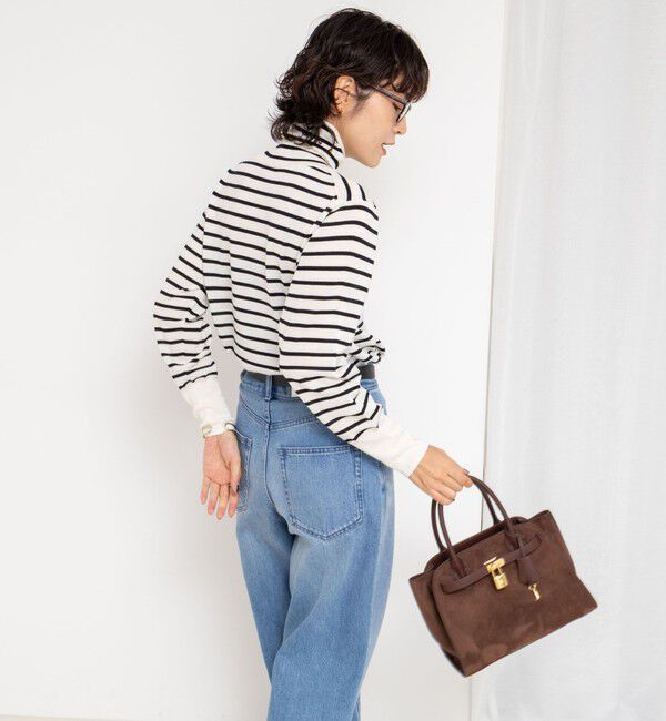 NOLLEY'S「《手洗い可能》《アンサンブル対応》18G天竺ハイネックプルオーバーニット」|ニット・セーター|