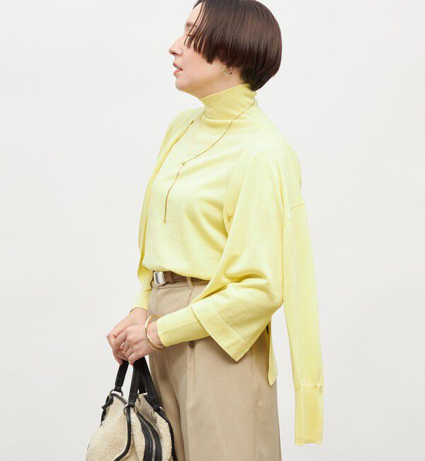 NOLLEY'S「《手洗い可能》《アンサンブル対応》18G天竺ハイネックプルオーバーニット」|ニット・セーター|