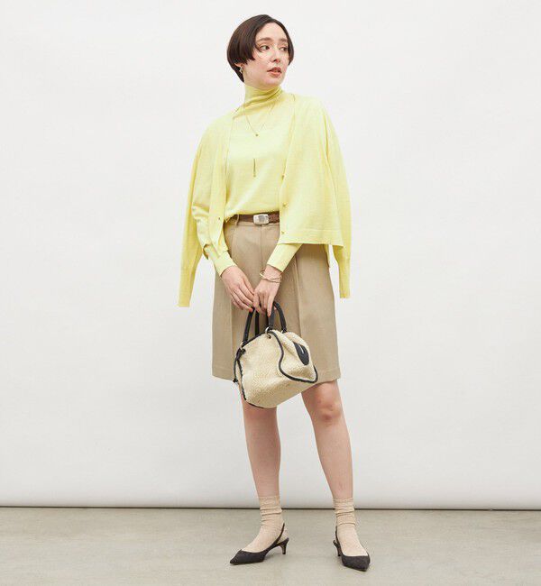 NOLLEY'S「《手洗い可能》《アンサンブル対応》18G天竺ハイネックプルオーバーニット」|ニット・セーター|