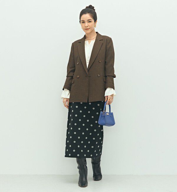 NOLLEY'S「楊柳サテン2WAYギャザーブラウス」|シャツ・ブラウス|