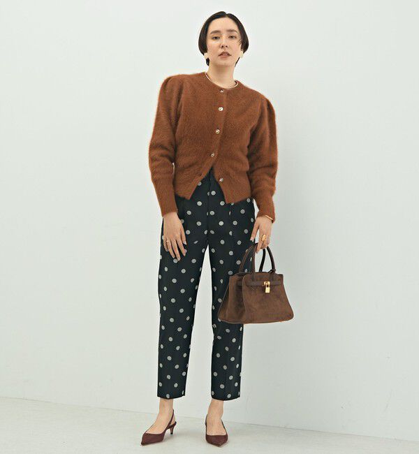 Laraaji「FOXカシミヤボックス袖2WAYカーディガン」|カーディガン|