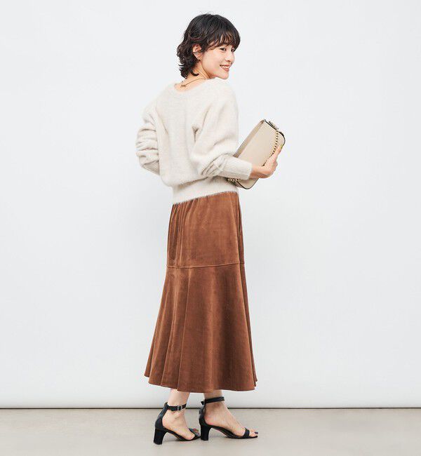 Laraaji「FOXカシミヤボックス袖2WAYカーディガン」|カーディガン|