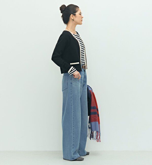 NOLLEY'S「チェーンブレードVネックカーディガン」|カーディガン|