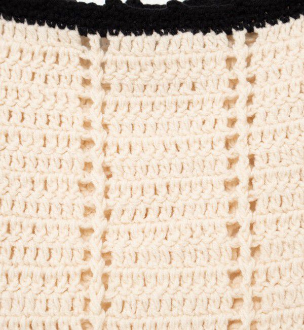 Laraaji「《手洗い可能》かぎ編み針三角ストール」|ニット・セーター|