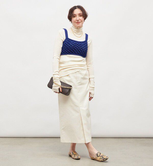 Laraaji「《手洗い可能》3D柄ビスチェ」|ニット・セーター|