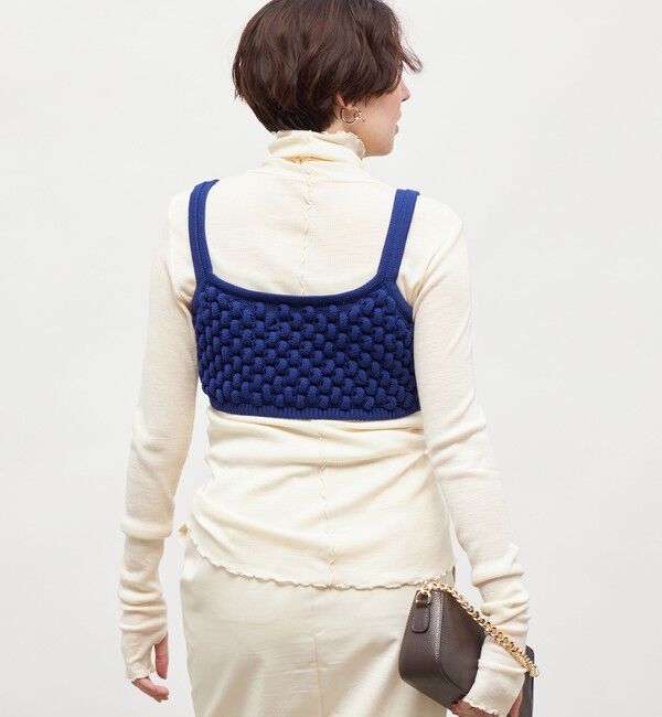 Laraaji「《手洗い可能》3D柄ビスチェ」|ニット・セーター|