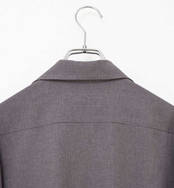 Rie Miller「《セットアップ対応》オープンカラービッグシルエットシャツ」|シャツ・ブラウス|