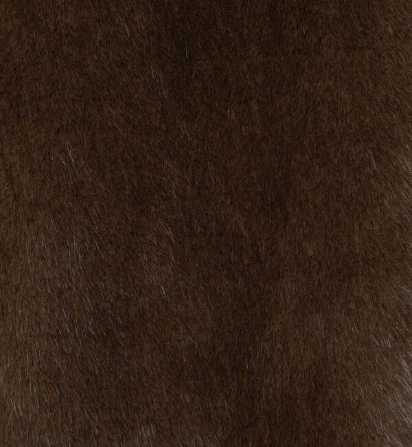 Rie Miller「エコファー衿付ベスト」|ブルゾン・スタジャン|