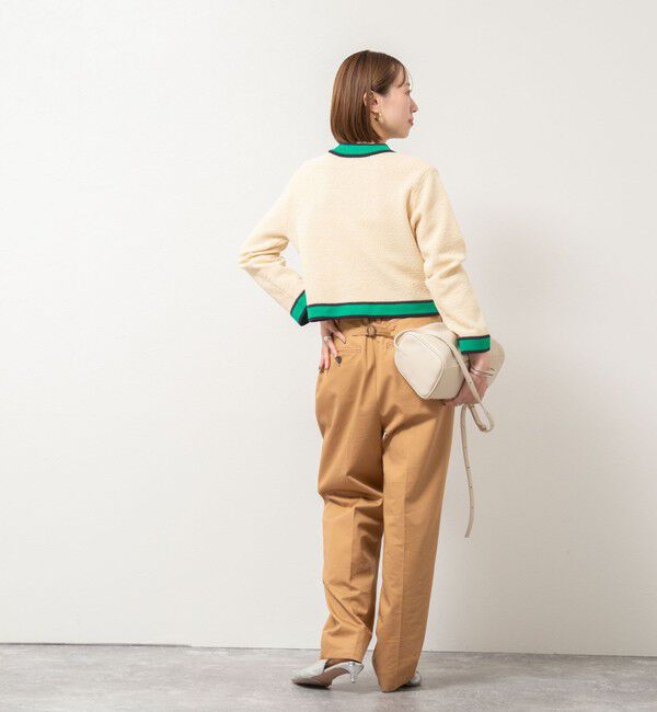 NOLLEY'S「配色ニットジャケット」|カーディガン|