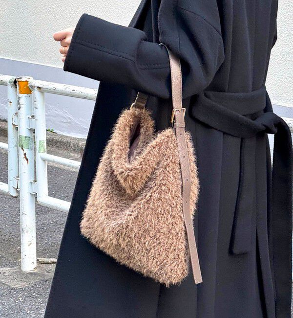 NOLLEY'S sophi「フェイクファーショルダーバッグ」|ショルダー・メッセンジャー|