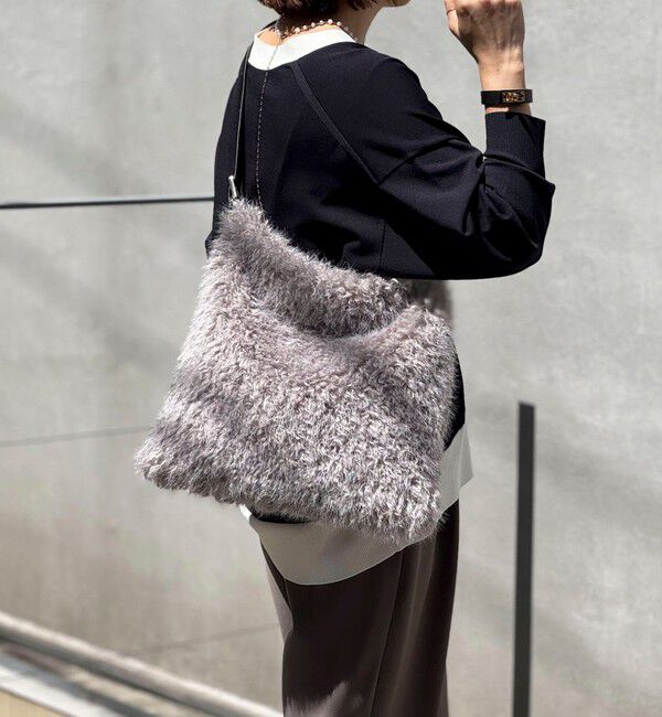 NOLLEY'S sophi「フェイクファーショルダーバッグ」|ショルダー・メッセンジャー|