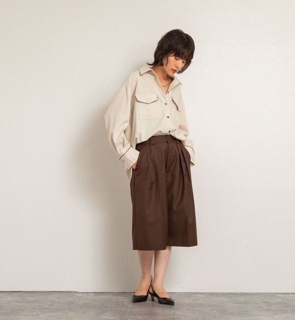 MAQWEL「【MAQWEL/マクウェル】ウォッシャブルバミューダパンツ」|その他|