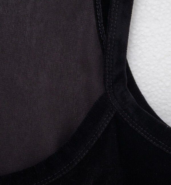 MAQWEL「【MAQWEL/マクウェル】ウォッシャブルベロアレイヤードトップス」|Tシャツ・カットソー|