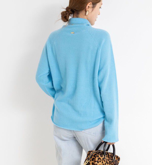 Rie Miller「【WEB&一部店舗限定】PUREカシミヤタートルネックニット」|ニット・セーター|