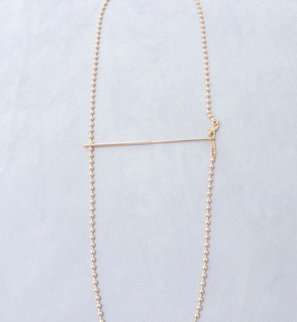 grace grace「【grace grace/グラスグラス】ロングフックボールアレンジネックレス」|ネックレス|