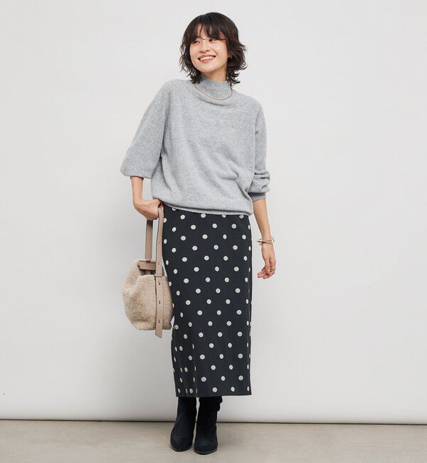 NOLLEY'S「12Gオルティアハイネックプルオーバーニット」|ニット・セーター|