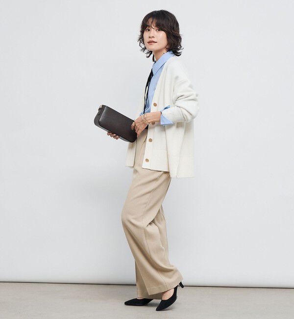 NOLLEY'S「5GノアリスゆったりVネックカーディガン」|カーディガン|