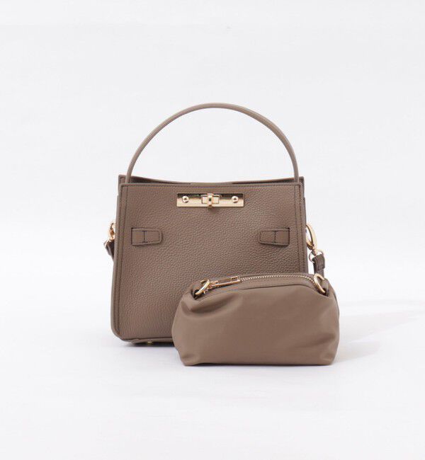 NOLLEY'S「HINERI  Sバッグ」|ショルダー・メッセンジャー|ベージュ