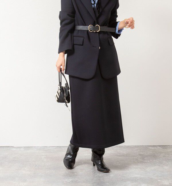 NOLLEY'S「《セットアップ対応》ウォッシャブルエアボールタイトスカート」|タイト|