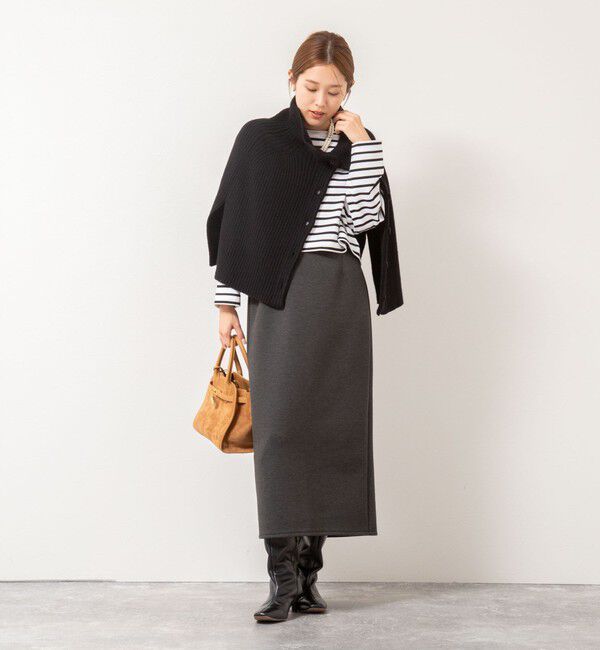 NOLLEY'S「《セットアップ対応》ウォッシャブルエアボールタイトスカート」|タイト|