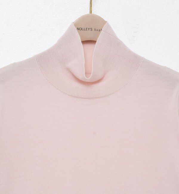 NOLLEY'S sophi「《手洗い可能》18Gウール100%ハイネックプルオーバー」|ニット・セーター|