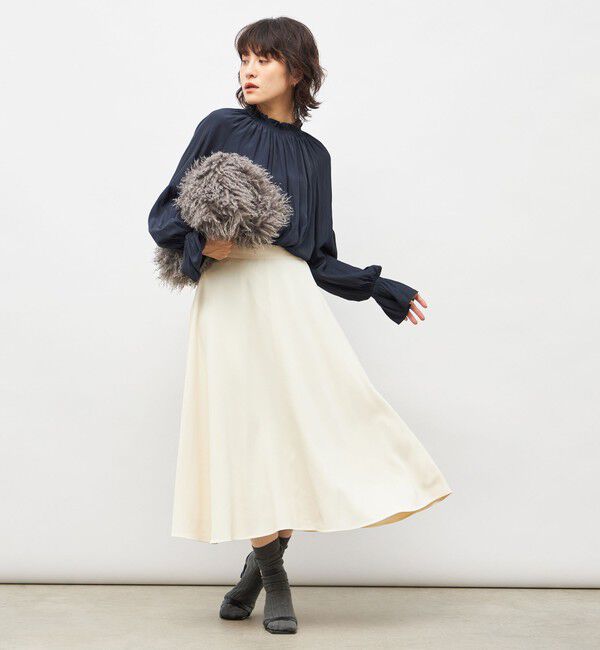 NOLLEY'S「ウォッシャブル2WAYストレッチフレアスカート」|フレア|