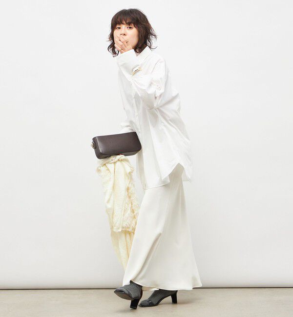 NOLLEY'S sophi「ウォッシャブルマルチWAYビッグシャツ」|シャツ・ブラウス|