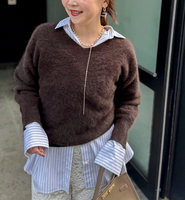 NOLLEY'S sophi「ウォッシャブルマルチWAYビッグシャツ」|シャツ・ブラウス|