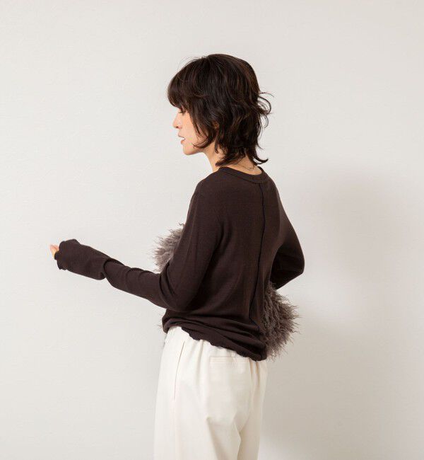 NOLLEY'S「MY STANDARD ウォッシャブルリブクルーネックロンT」|Tシャツ・カットソー|