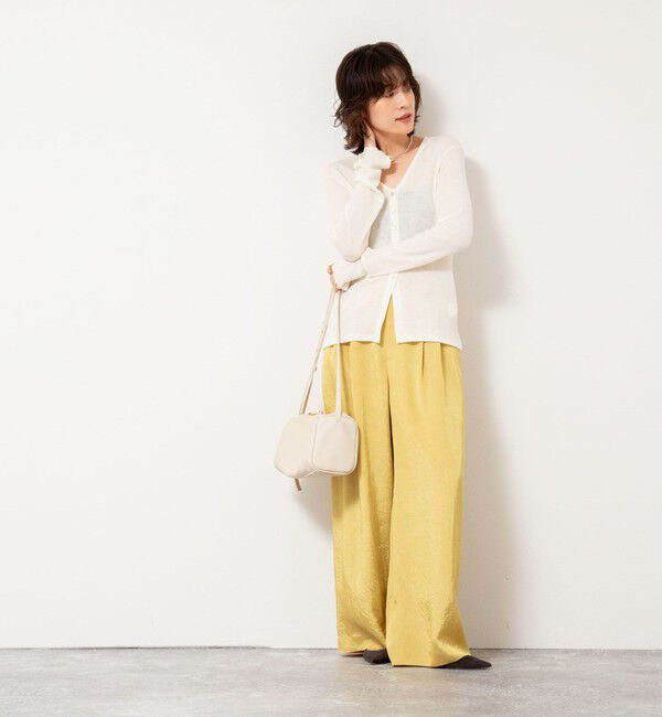 NOLLEY'S「MY STANDARD ウォッシャブルリブカーディガン」|カーディガン|