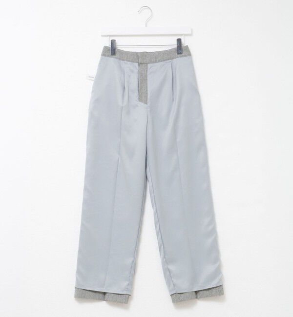 NOLLEY'S「ウォッシャブルウール調愛されセミワイドパンツ」|その他|
