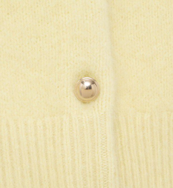 NOLLEY'S sophi「ヘアリーメタル釦クルーネックカーディガン」|カーディガン|