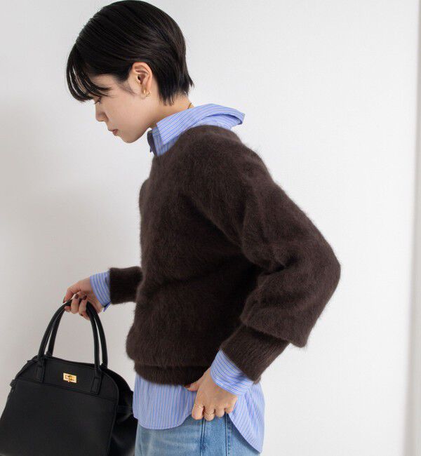 NOLLEY'S sophi「ヘアリー2WAYプルオーバーニット」|ニット・セーター|