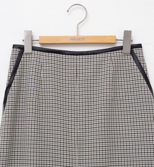 NOLLEY'S「ウォッシャブルボックスタックトラペーズスカート」|フレア|