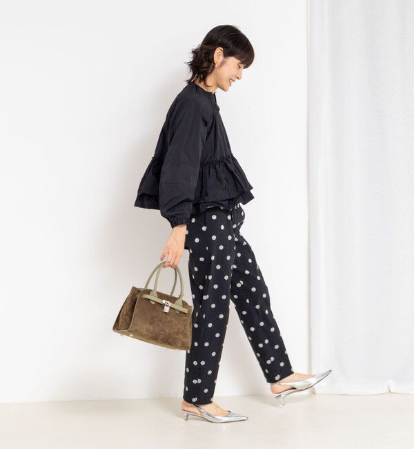 NOLLEY'S「【MARILYN MOON/マリリーンムーン】スパイラルタフタラッフルブルゾン」|ブルゾン・スタジャン|