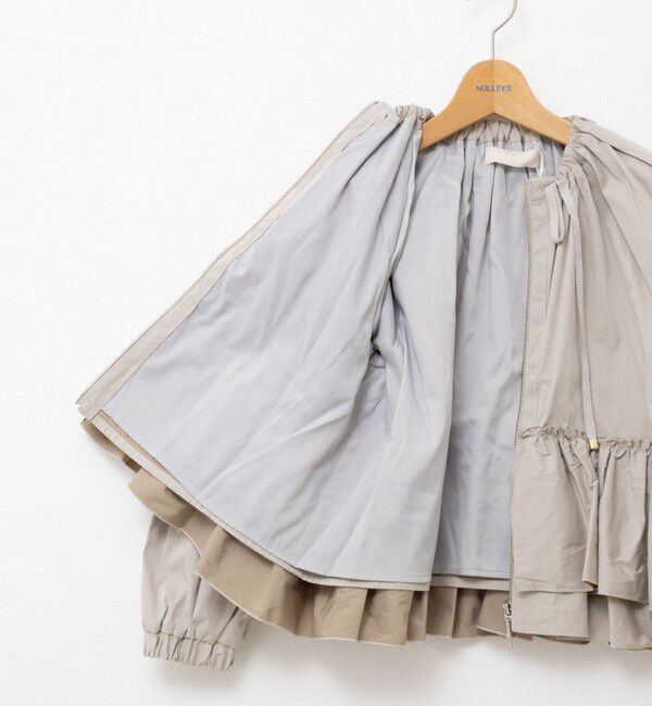 NOLLEY'S「【MARILYN MOON/マリリーンムーン】スパイラルタフタラッフルブルゾン」|ブルゾン・スタジャン|