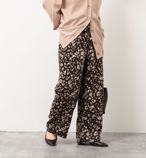 NOLLEY'S「ウォッシャブルレオパードプリントパンツ」|その他|