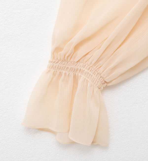 NOLLEY'S「ウォッシャブル楊柳ギャザーブラウス」|シャツ・ブラウス|