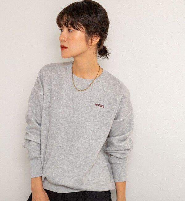 MAQWEL「【MAQWEL/マクウェル】スウェットライクニット」|ニット・セーター|