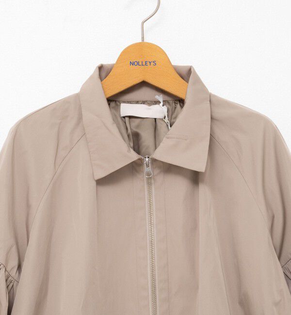 NOLLEY'S「【MARILYN MOON/マリリーンムーン】volume sleeve taffeta mid blouson」|ブルゾン・スタジャン|