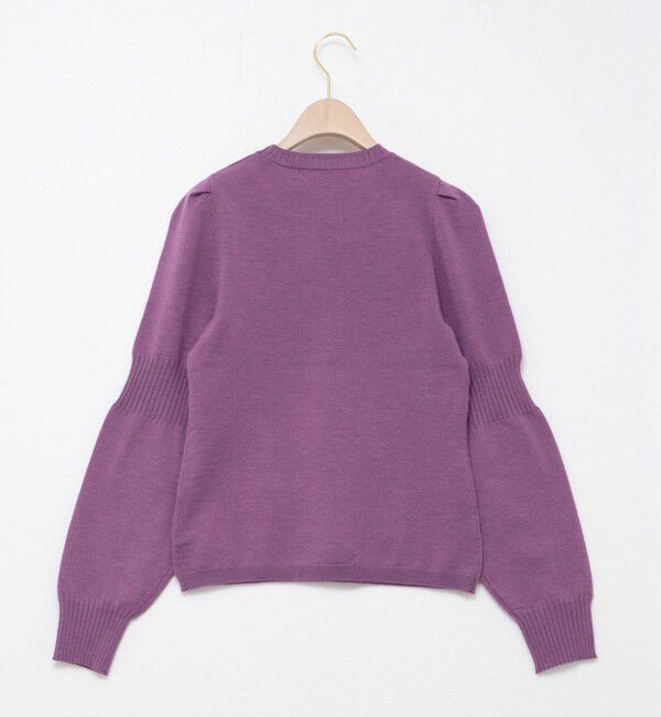 NOLLEY'S sophi「【MARILYN MOON/マリリーンムーン】14G wool modern sleeve top」|ニット・セーター|