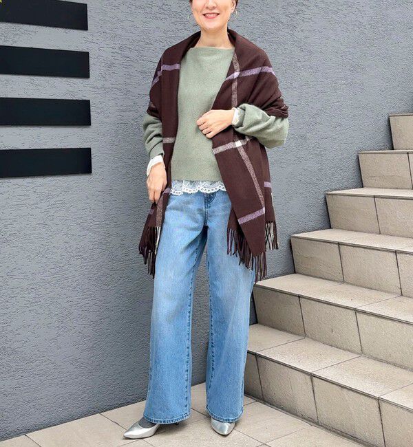 NOLLEY'S「《手洗い可能》ウォッシャブルヘアリーショート丈プルオーバー」|ニット・セーター|