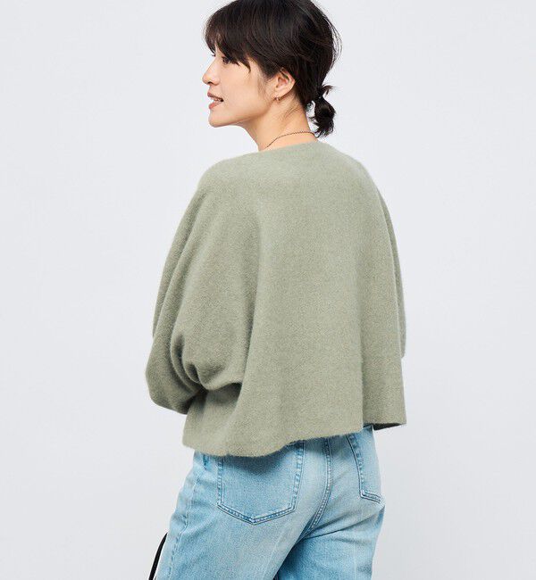 NOLLEY'S「《手洗い可能》ウォッシャブルヘアリーショート丈プルオーバー」|ニット・セーター|