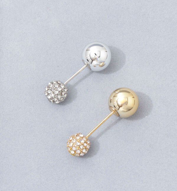 grace grace「【grace grace/グラスグラス】ボールパヴェプッシュピン」|ブローチ・コサージュ|