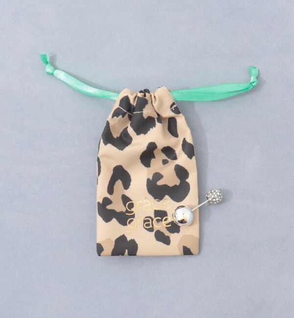 grace grace「【grace grace/グラスグラス】ボールパヴェプッシュピン」|ブローチ・コサージュ|