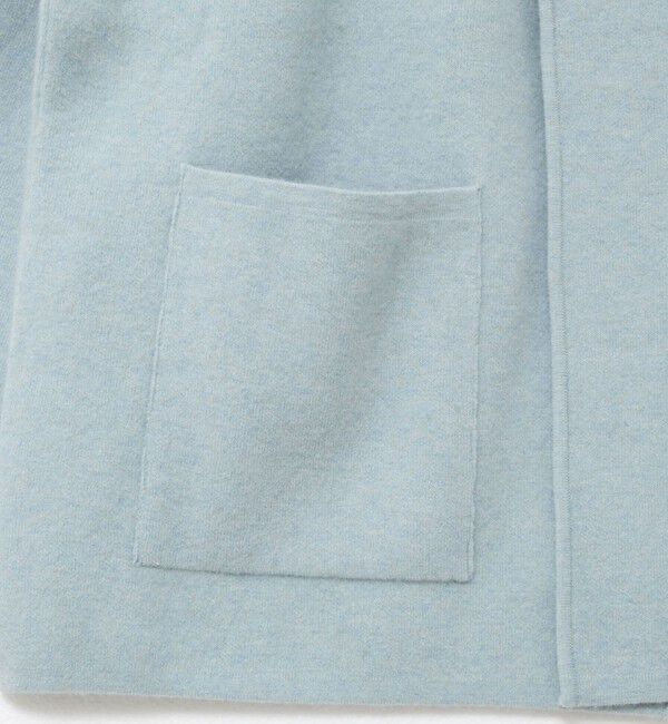 Rie Miller「ハーフ丈フーディー リバー風ニットコート」|その他|