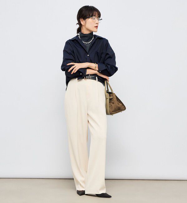 NOLLEY'S sophi「ウォッシャブル強撚ツイルワイドパンツ」|その他|