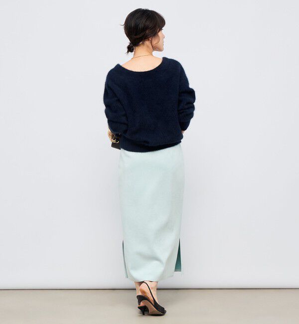 NOLLEY'S sophi「ウォッシャブルスエードダンボールタイトスカート」|タイト|