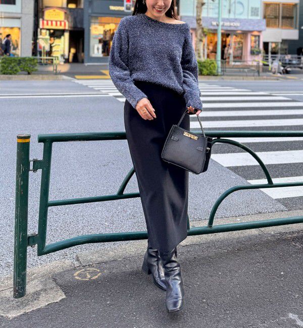 NOLLEY'S「《手洗い可能》ラメシャギープルオーバー」|ニット・セーター|