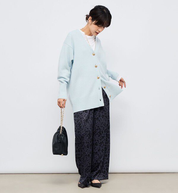 NOLLEY'S「【WEB限定アイテム】2WAY長めVネックカーディガン」|カーディガン|